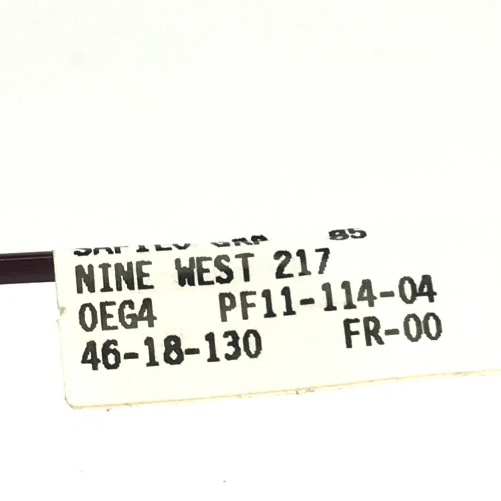 Nine West Petite Eyeglasses Frames 217 EG4 Brown Round Half Rim 46-18-130